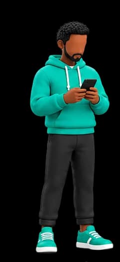 A tenant setting up a search alert on their phone